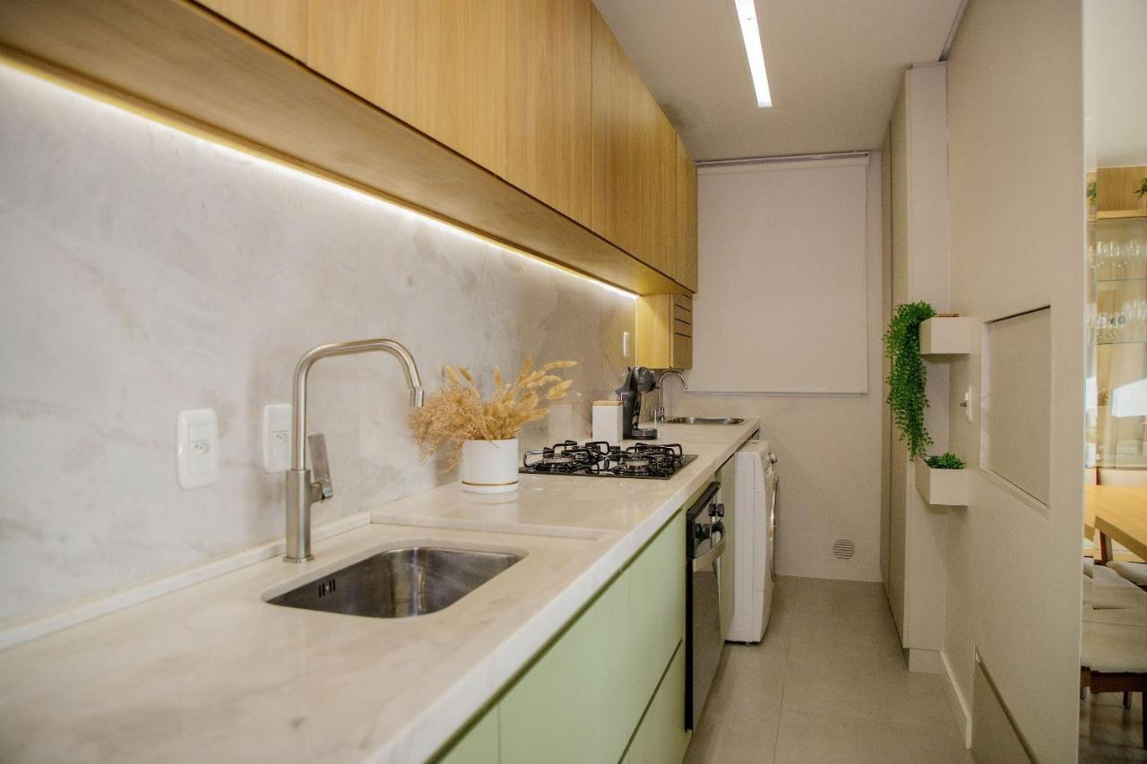304/2 Apto Com Piscina Aquecida กรามาโด ภายนอก รูปภาพ
